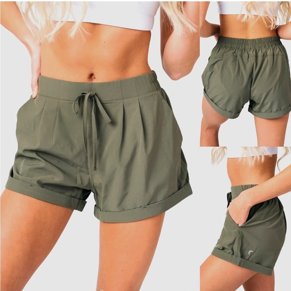Zyia Olive Summer Shorts Size XXS